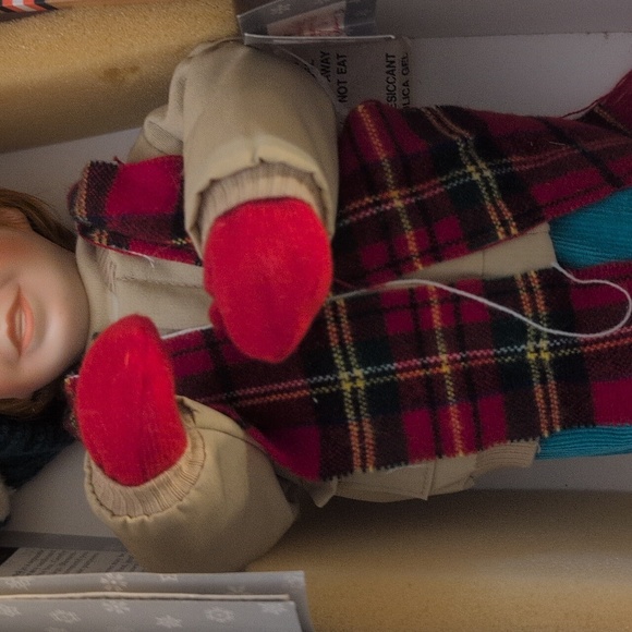 Vintage "Brian" Winterfest Porcelain Doll - Picture 3 of 16